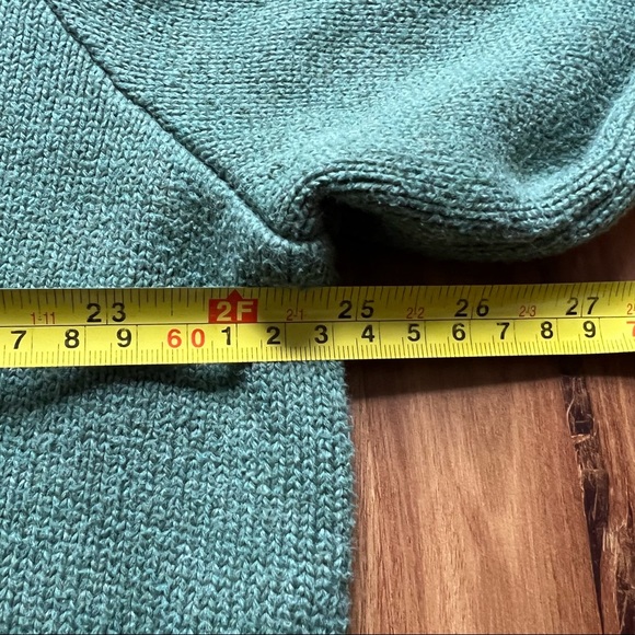 * SOLD * POLO RALPH LAUREN quarter zip green knit sweater XXL - Picture 6 of 6